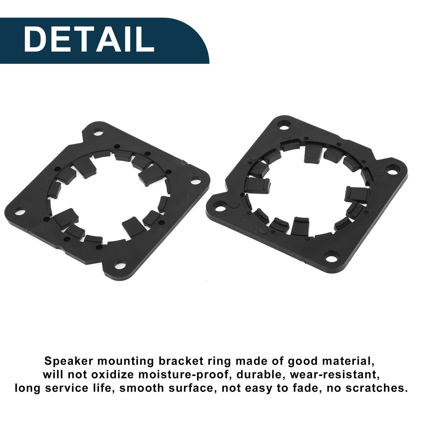 2X Speaker Spacer Ring Adapter for Nissan (ABS)