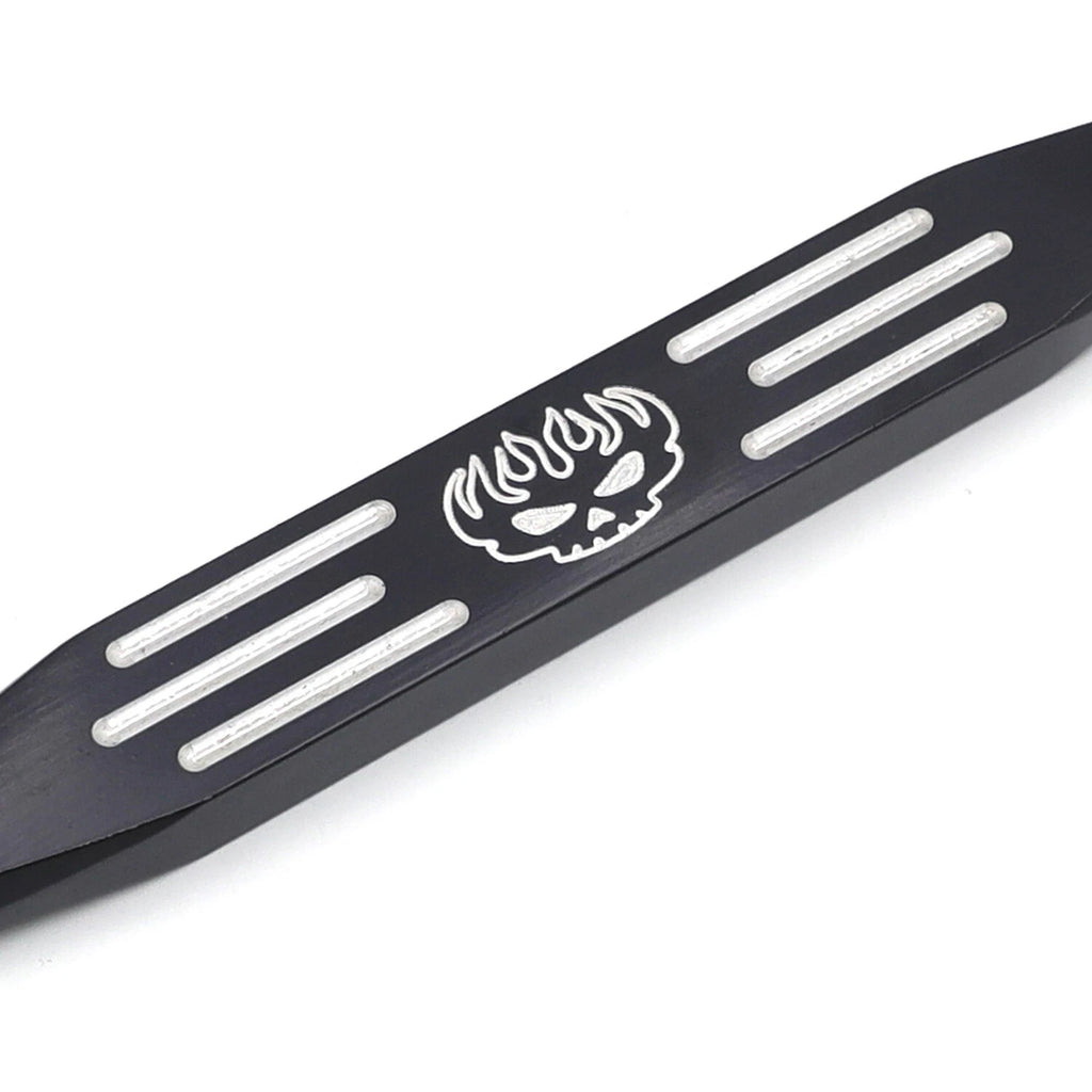 Black Flame Skull Gear Shift Linkage for Harley Sportster (2004–Present)