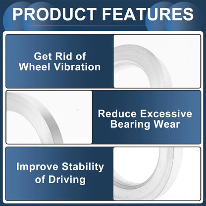 Set of 4 Wheel Hub Centric Rings for OD 79.6mm ID 57.1mm