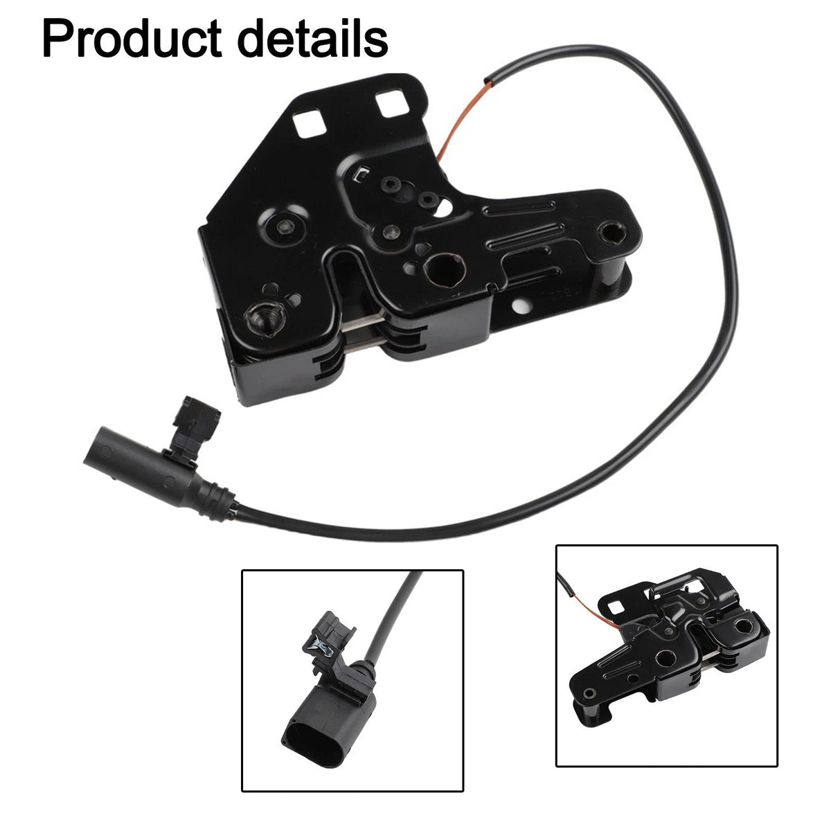 Hood Safety Latch Catch 8E0823509C for For A4 2002 Base to 2009 Cabriolet