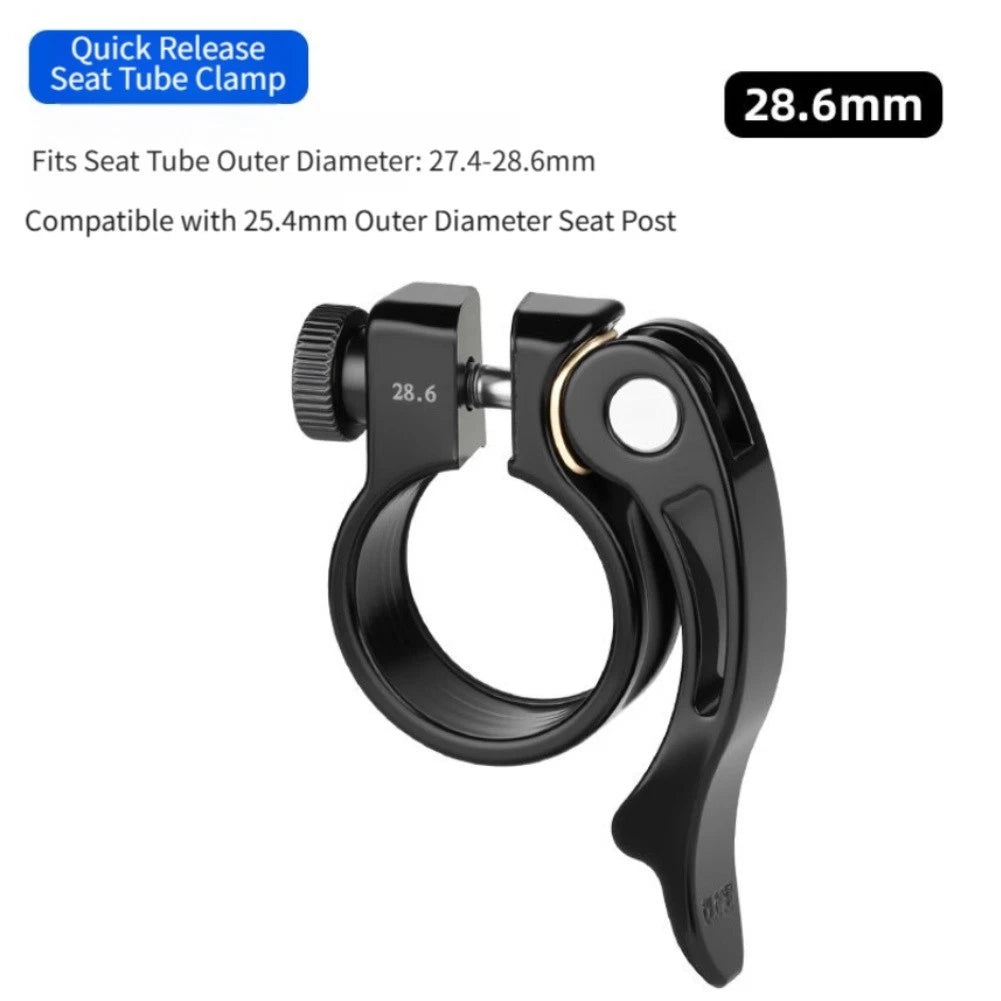 Aluminum Seatpost Clamp 28.6/31.8/34.9mm for Various Bikes (No Specific Years)
