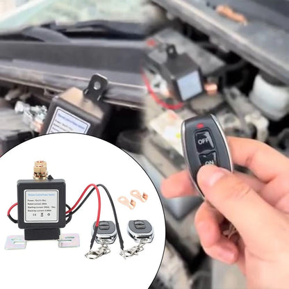 Car Starter Relay Remote Engine Disable Supports 12V/24V Alloys And Plastic Body