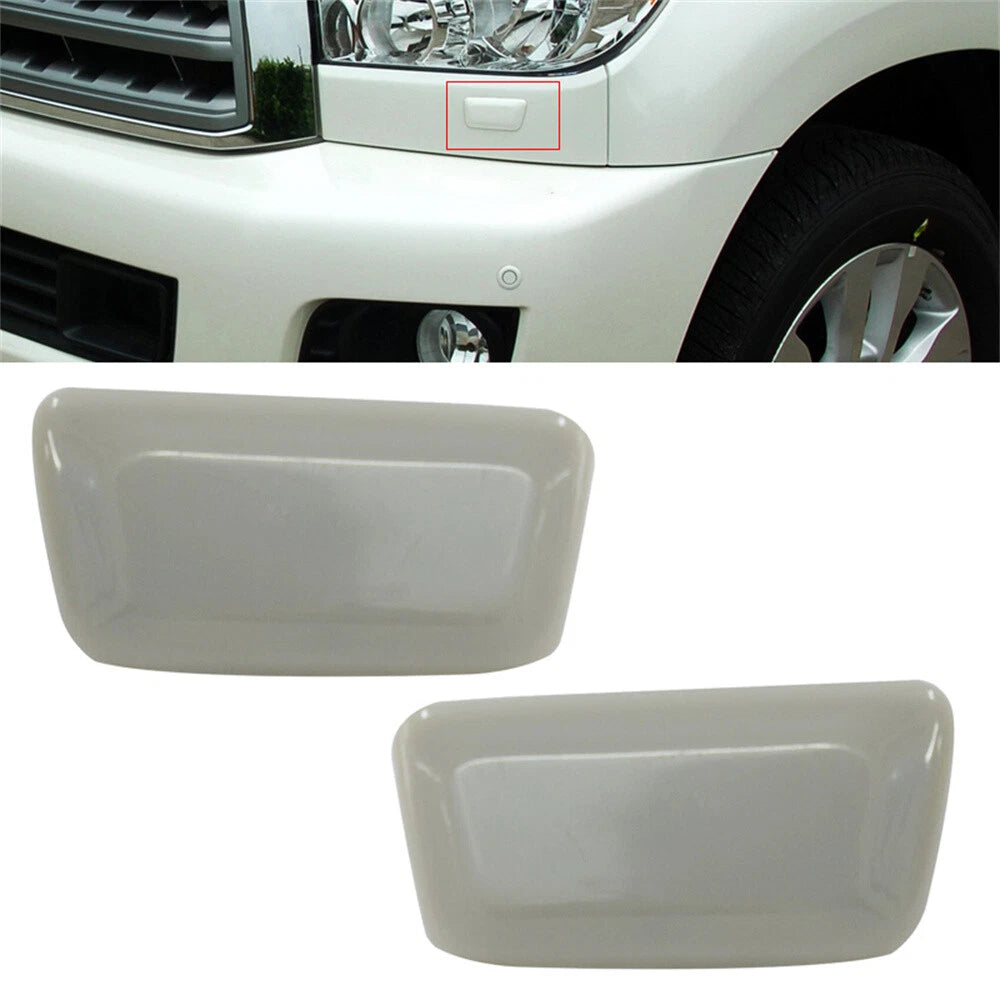 2Pcs Headlight Washer Cover for Toyota Sequoia (2008–2020)