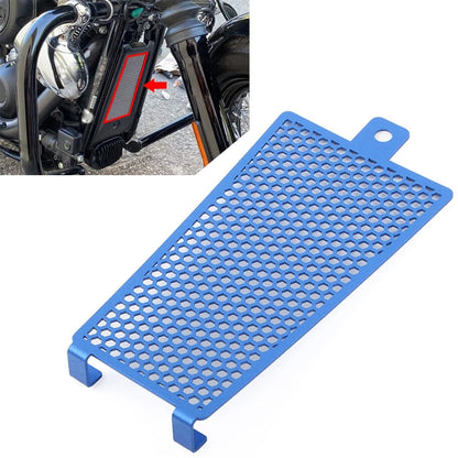 Blue Oil Cooler Radiator Grille Cover Protector for Harley Softail (2018–2022)