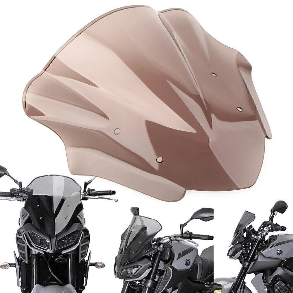 Smoke Windshield Deflector for Yamaha MT09 FZ09 (2017–2020)