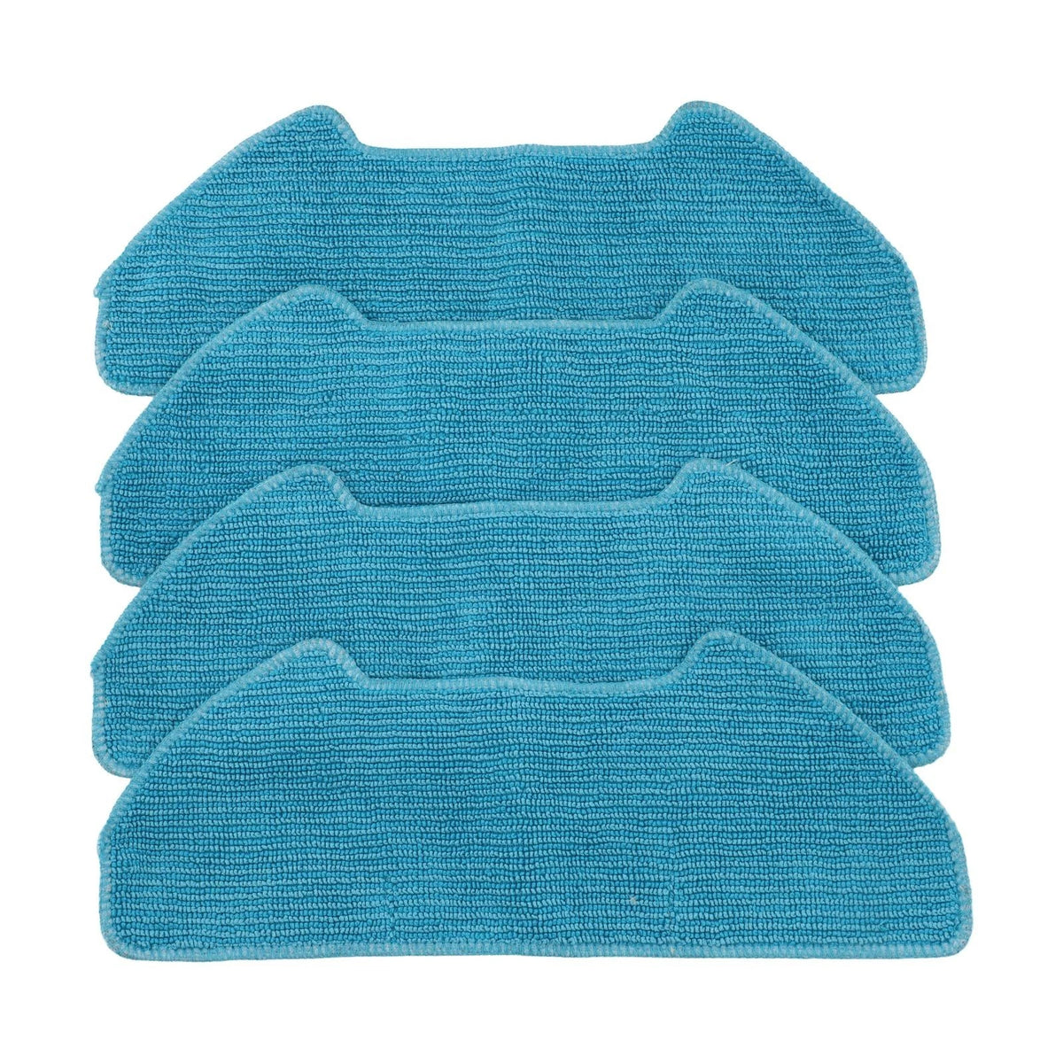 Set of 4 Microfiber Mop Cloths for Redkey R10 Robot Vacuum Cleaner