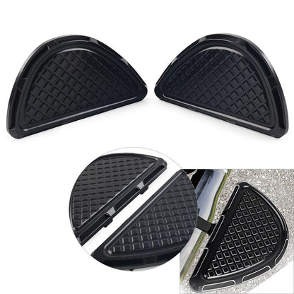 Black Aluminum Rear Passenger Floorboards Foot Pegs for Harley Touring (1993–Present)
