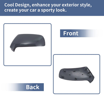 Left Passenger Side Mirror Cover Cap for Citroen C3 Picasso (2010–2017)