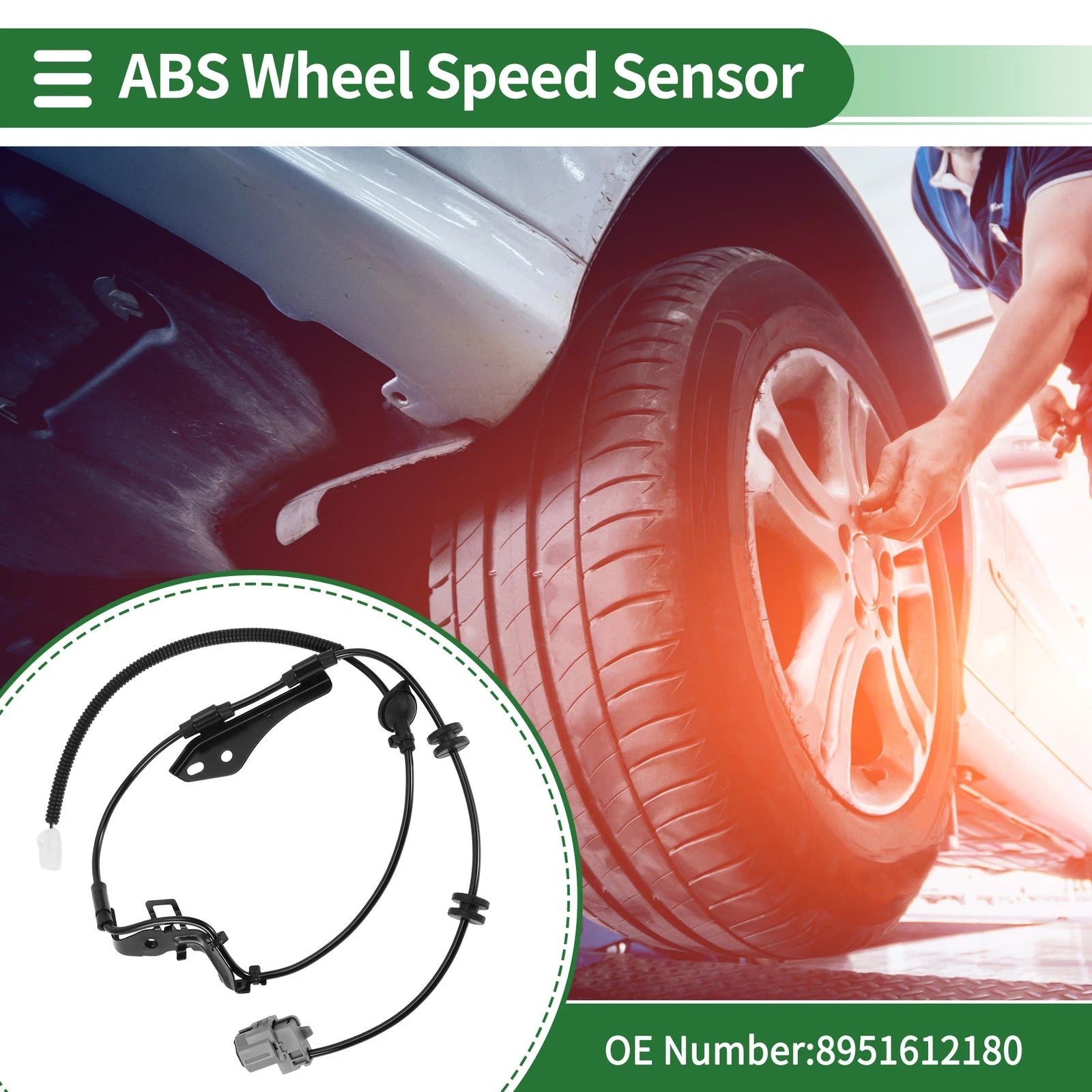 ABS Wheel Speed Sensor No. 8951612180 for Toyota Corolla (2014–2019)