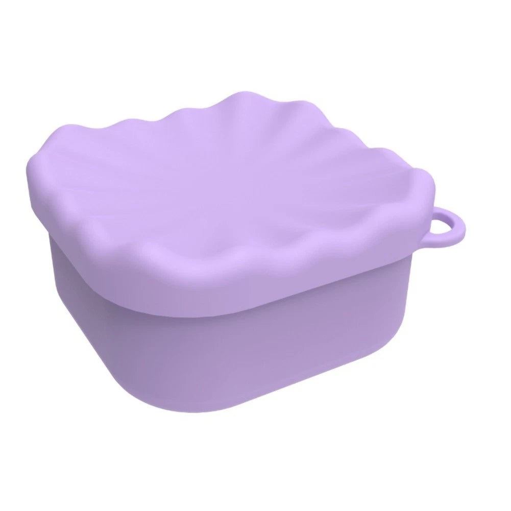 Silicone Soap Dish with Lid for Travel and Outdoor Use