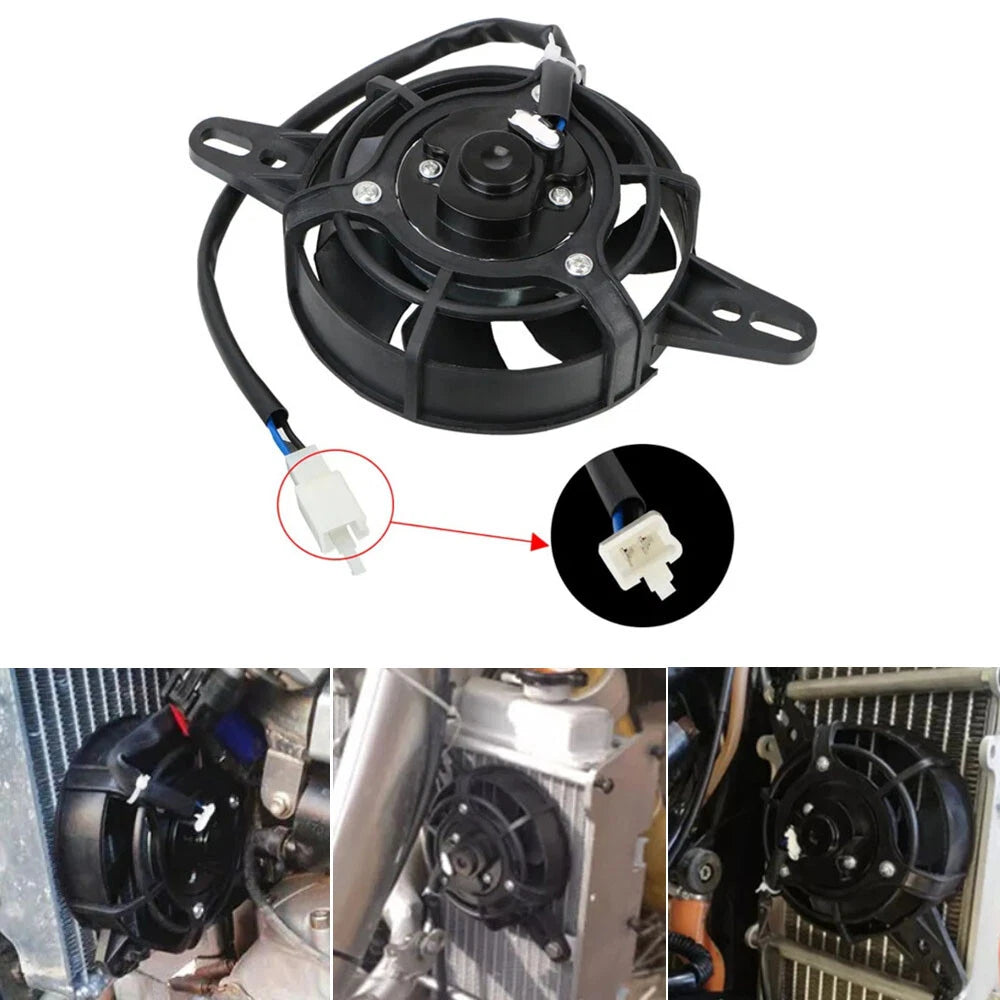 Electric Cooling Fan for Universal Motorcycle (Universal Fit)