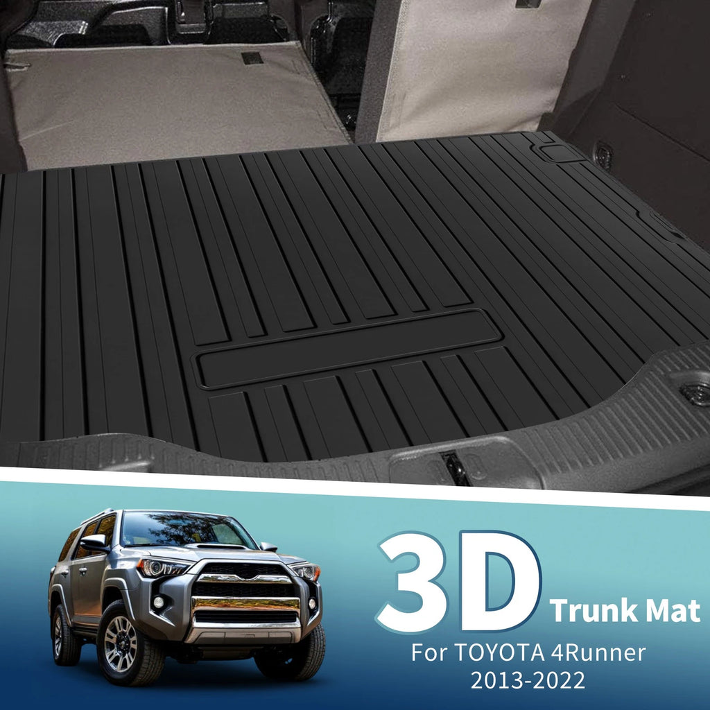 Cargo Liner Rear Trunk Mat 1 Pc for Toyota 4Runner (2013–2022) TPE Flat