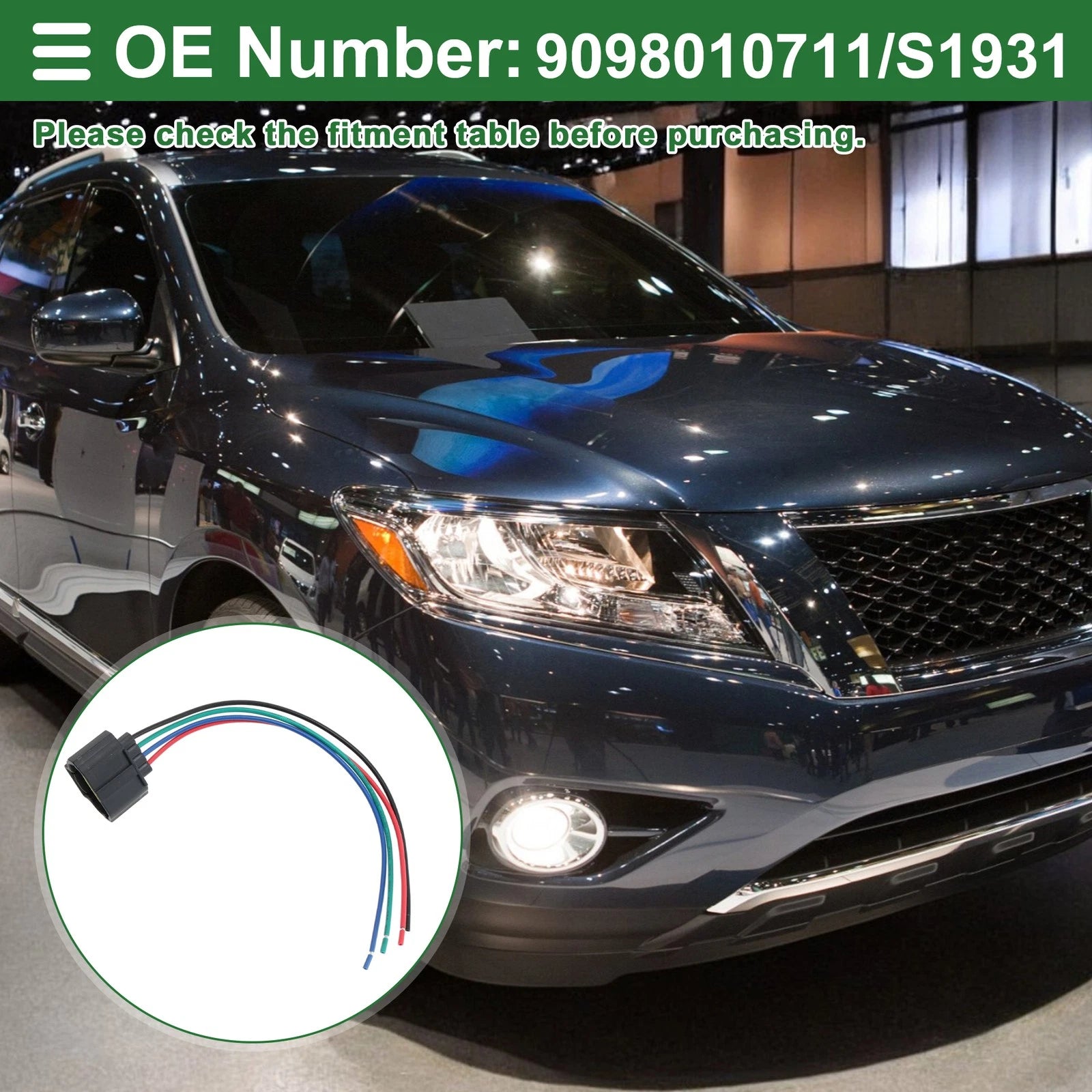 4Pin Sensor Wiring Harness Replacement for Chevrolet Metro (1998–2000)