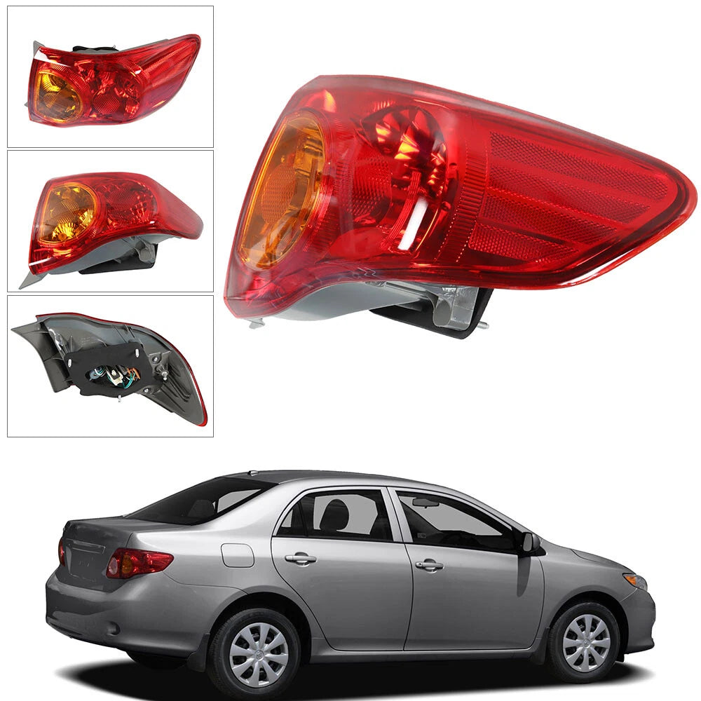 Outer Tail Light Lamp for Toyota Corolla (2009–2010) Right Passenger Side