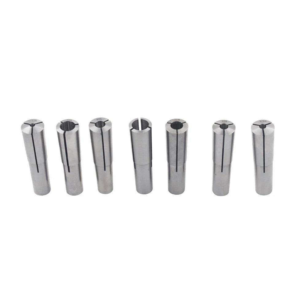 7 Pc Morse Taper Collet Set 2MT for Round Chuck (1/8 - 1/2)