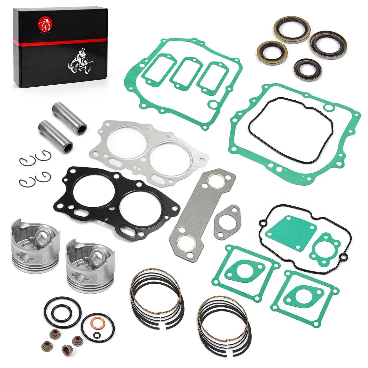Piston Ring Gasket Kit for EZGO Golf Cart Robin 295cc (1991–2008)
