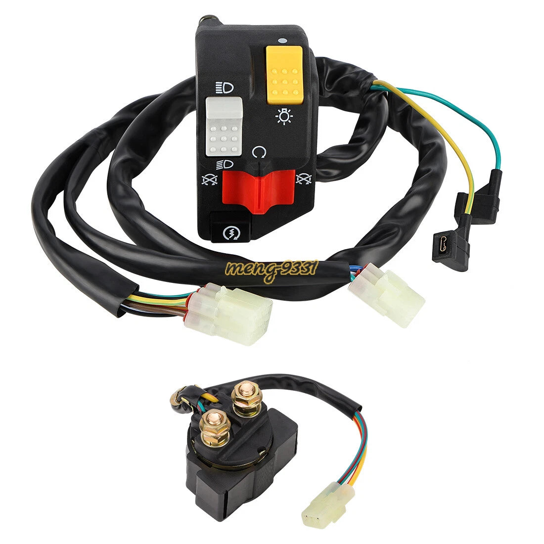 Handlebar Switch & Starter Relay for Honda TRX450ER (2006–2014)