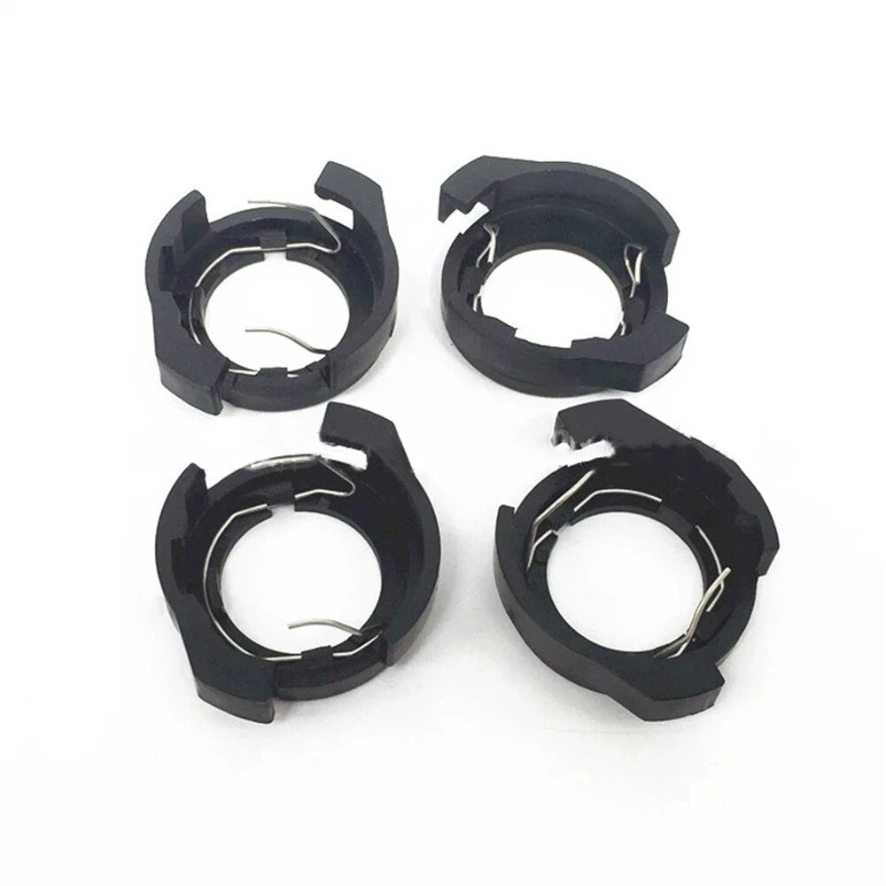 4Pcs H7 LED Headlight Bulb Adapter Retainer Holder For Ford Alfa Romeo Renault