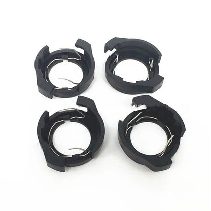 4Pcs H7 LED Headlight Bulb Adapter Retainer Holder For Ford Alfa Romeo Renault