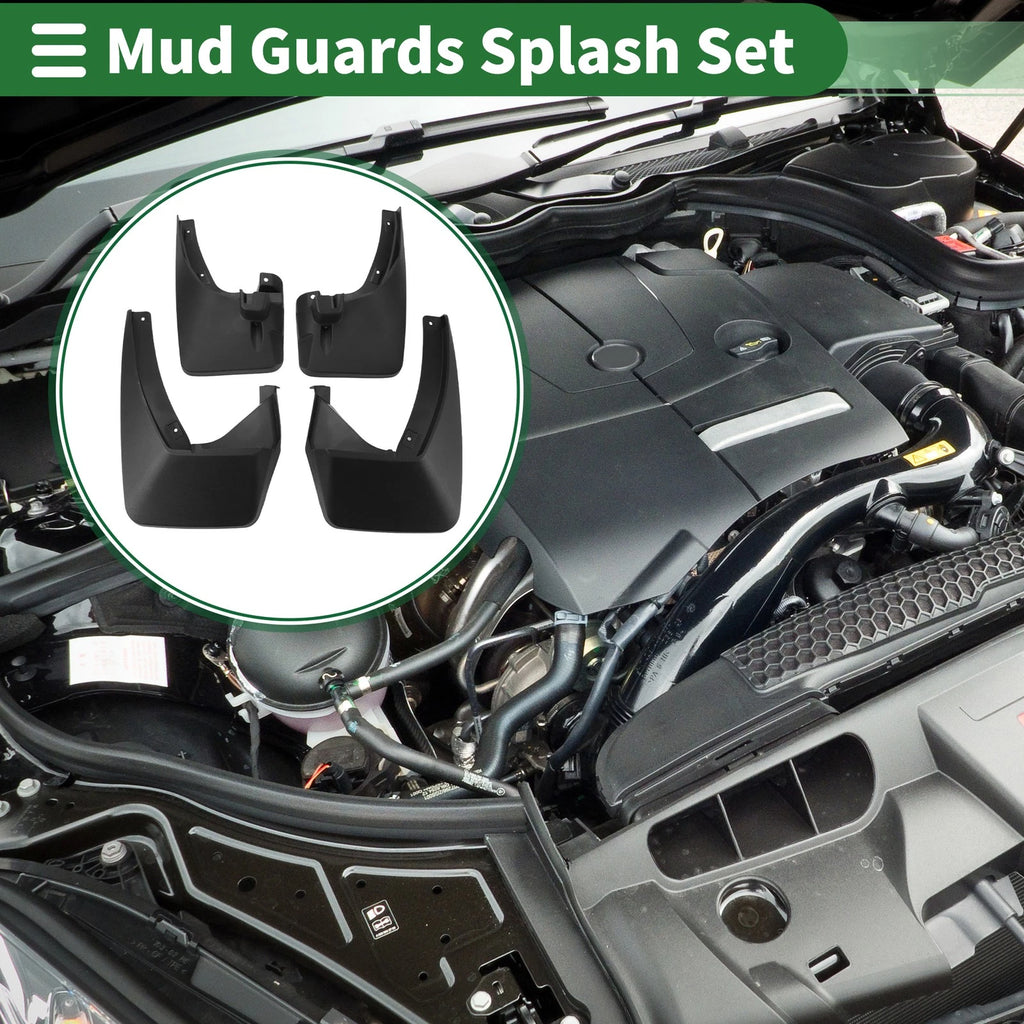 Mud Flaps Splash Guards Front and Rear for Honda Ridgeline (2007–2012)