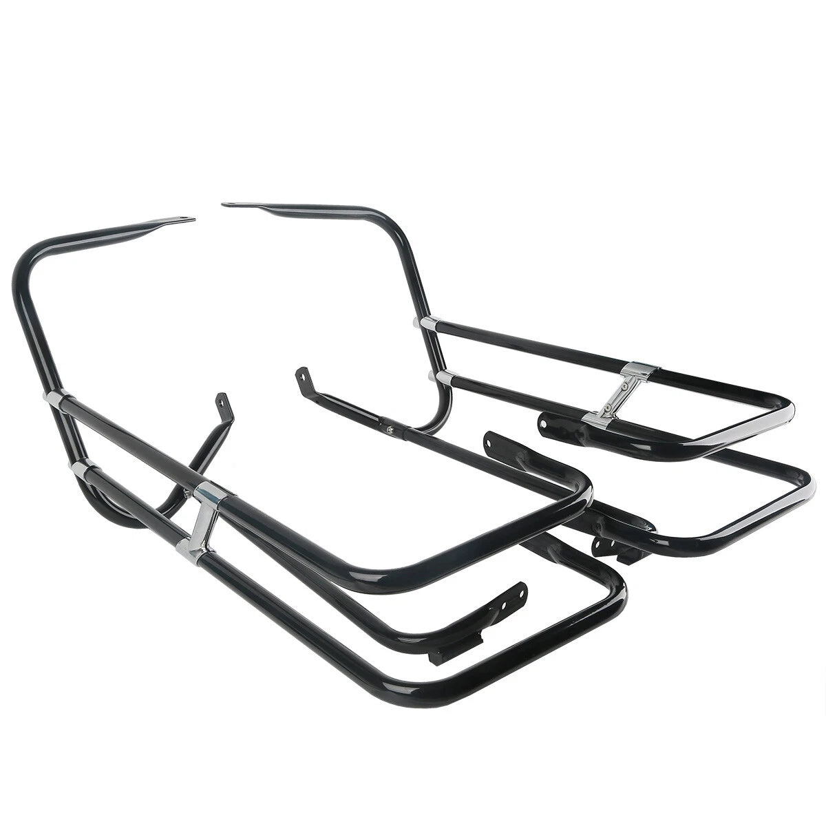 Saddlebag Guard Rail Mounts Bracket for Harley Touring Glide (1997–2008)