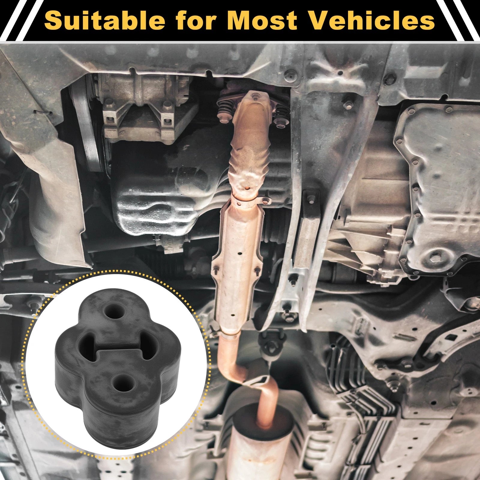 1 pcs Rubber Exhaust Hanger Insulator for