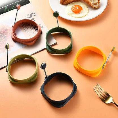 Compact Silicone Egg Fryer Mold 8.3 x 2.4 x 8.5 cm