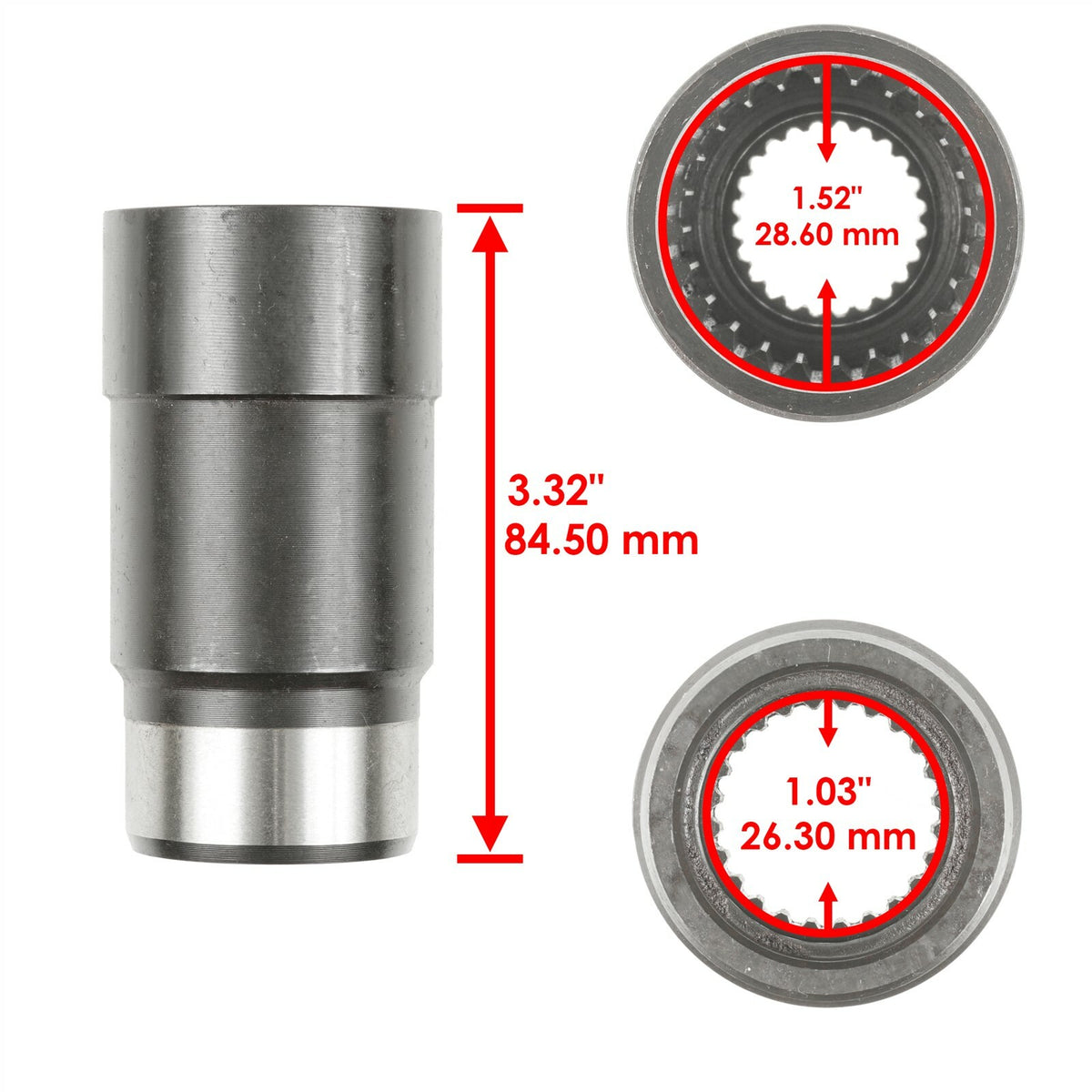 Rear Differential Coupler Joint Replacement for Honda TRX500FGA Foreman 500 (2004–2008)