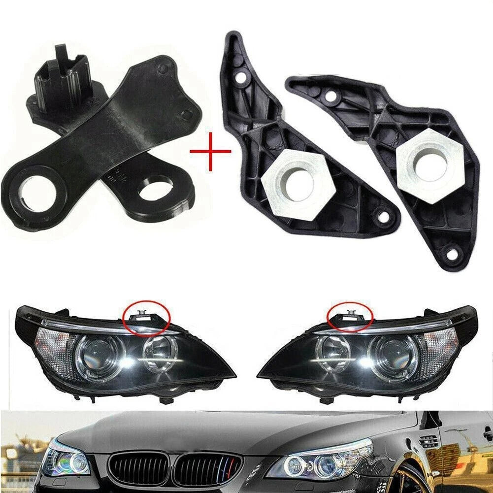 Headlamp Mounting Bracket Repair Kit for BMW E60 E61 525i 530i 540i 545i 550i (2006–2010)
