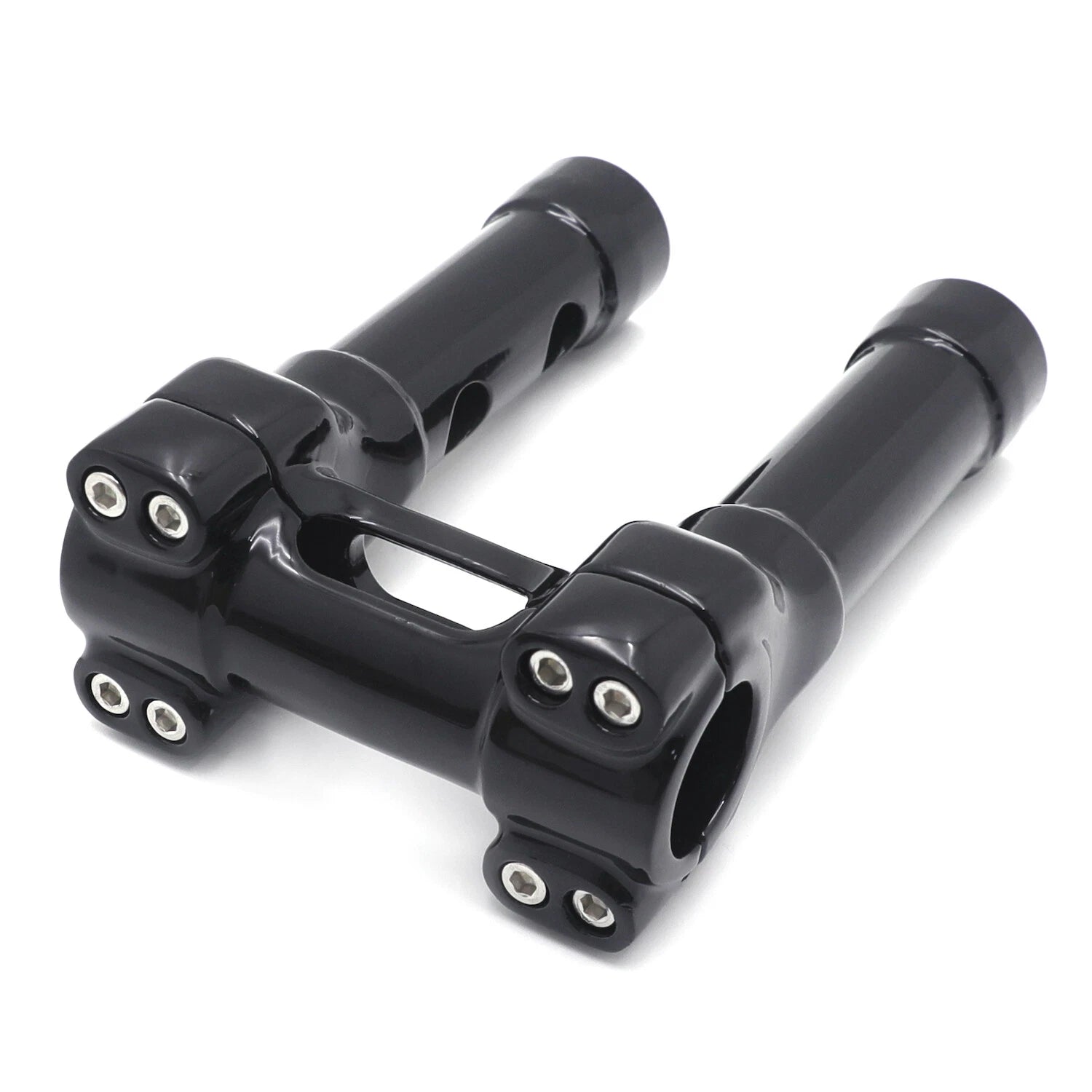 CNC Black 6" Riser Handlebar Top Clamp for Harley (Fits )