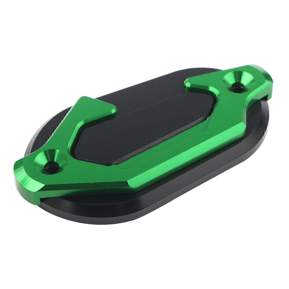 Handlebar Brake Fluid Reservoir Cover Caps for Kawasaki Ninja 400 (2017–2019) Green