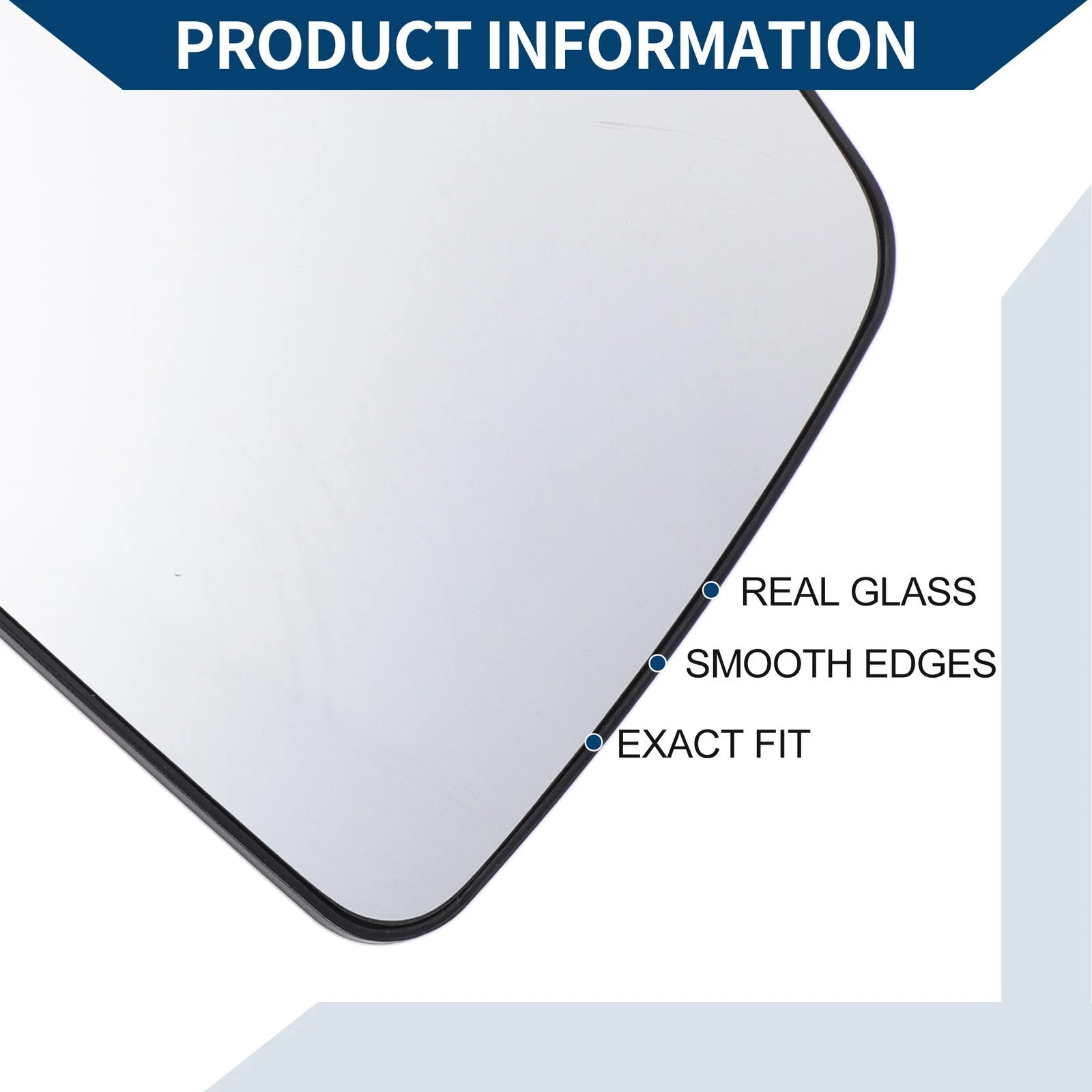 Heated Right Side Mirror Glass Replacement for Chevy Silverado 1500 (2014–2023)