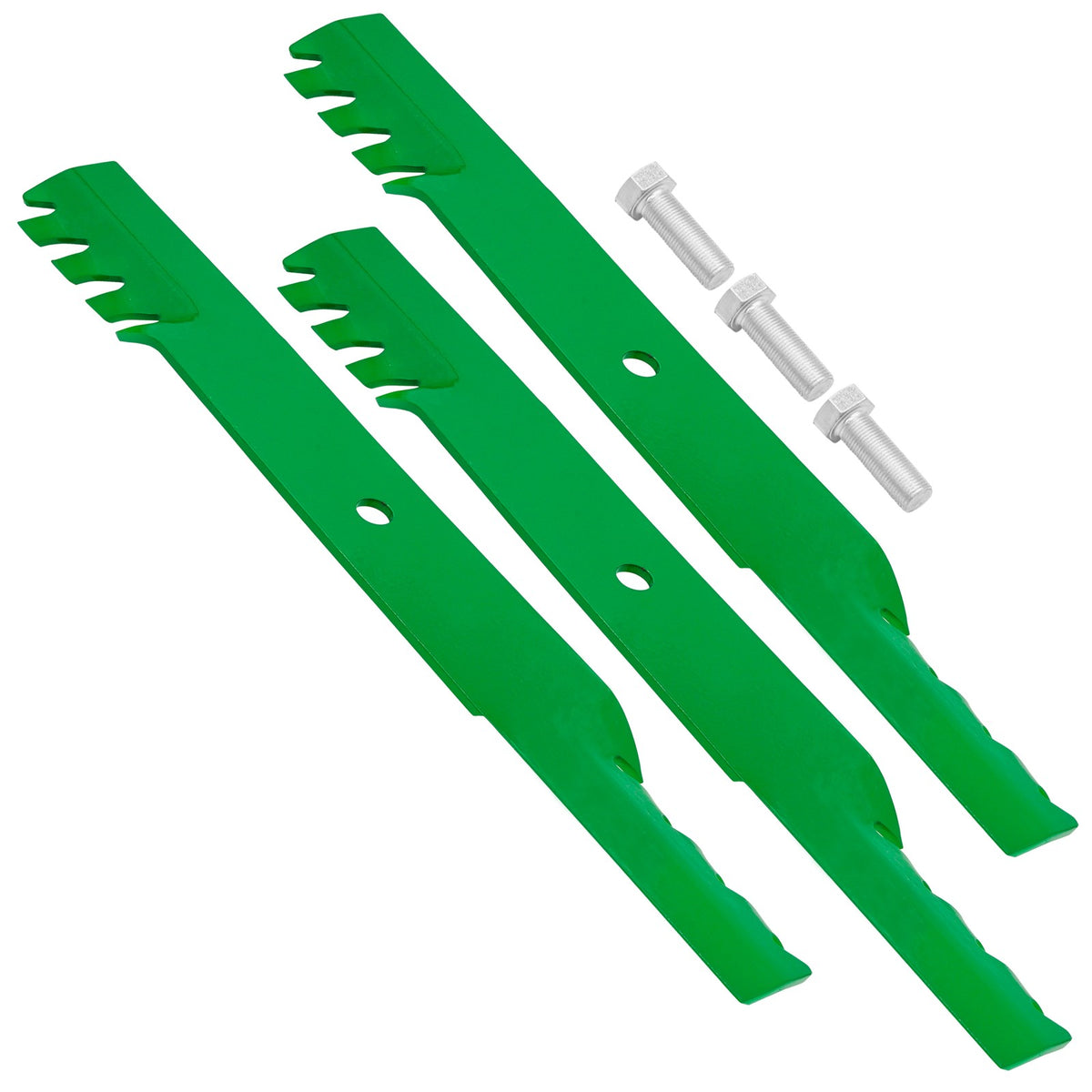 Deck Gator Blades 60 inch Replacement with Bolts for Gravely ZT2760 (2014–2017)