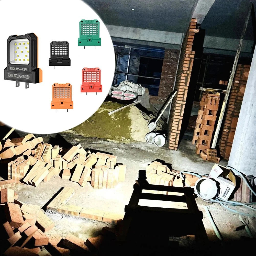 14W LED Work Light for 12V 72V Batteries