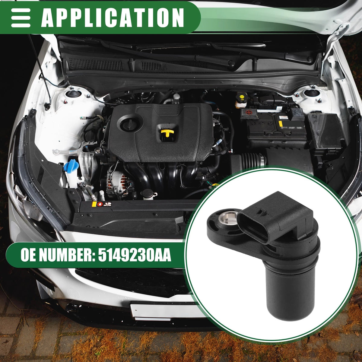 Crankshaft Position Sensor for Jeep Grand Cherokee 5.7L 6.4L (2005–2021)
