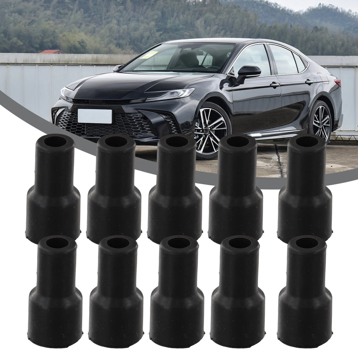 10X Ignition Coil Rubber Cap Cover for Toyota (Compatible)