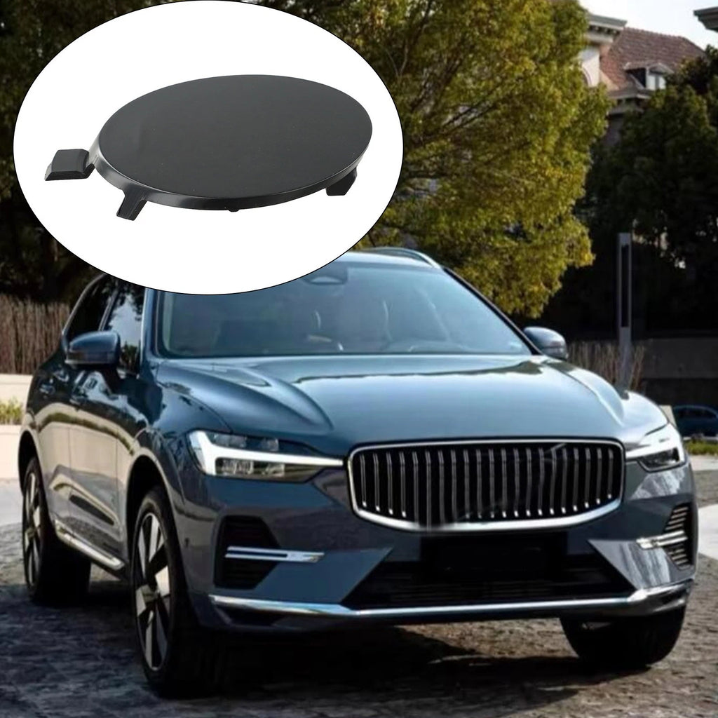 Front Bumper Tow Hook Cover for Volvo XC60 (2010–2013) - Black ABS