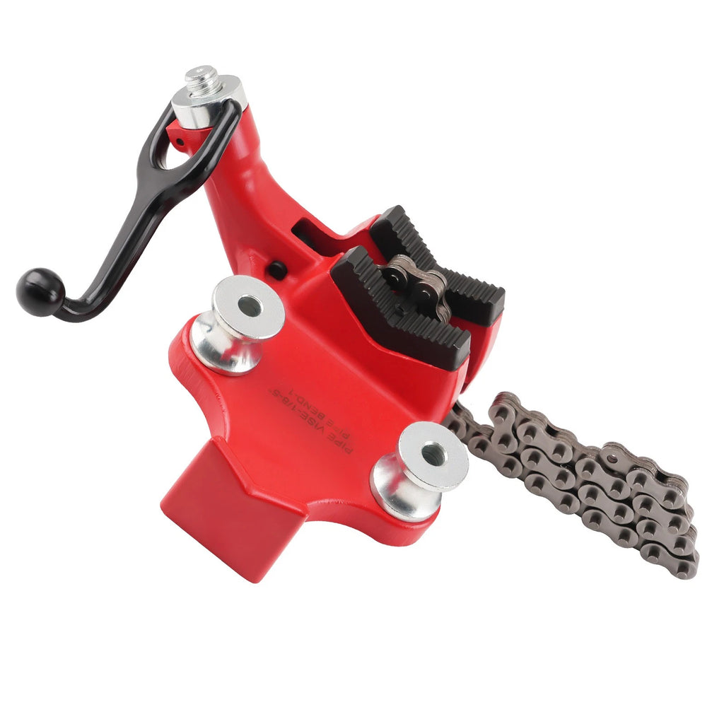 Bench Chain Pipe Vise for (1/8"-5" Cast Iron)