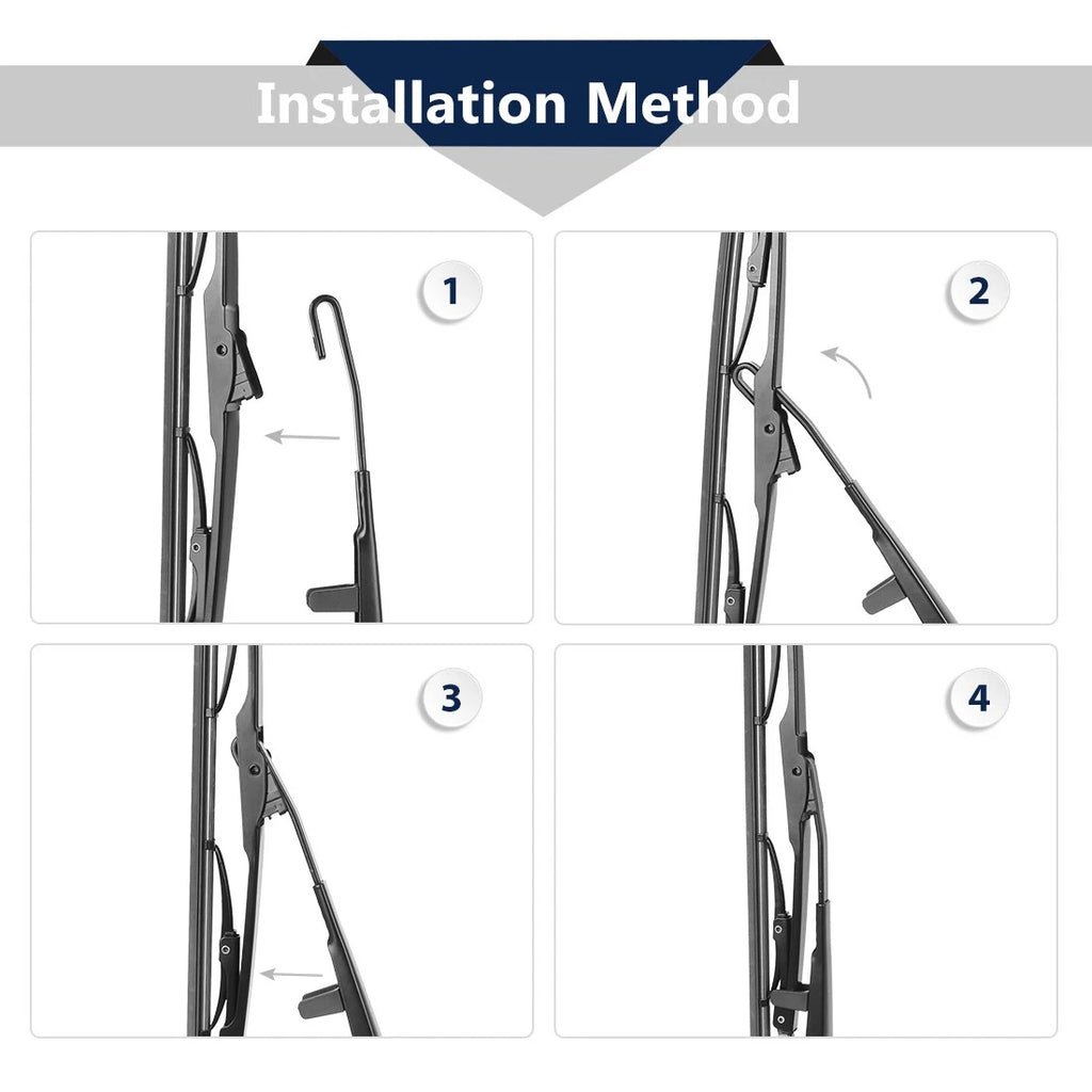 Rear Windshield Wiper Blade Arm Set for BMW X5 (1999–2006 E53)