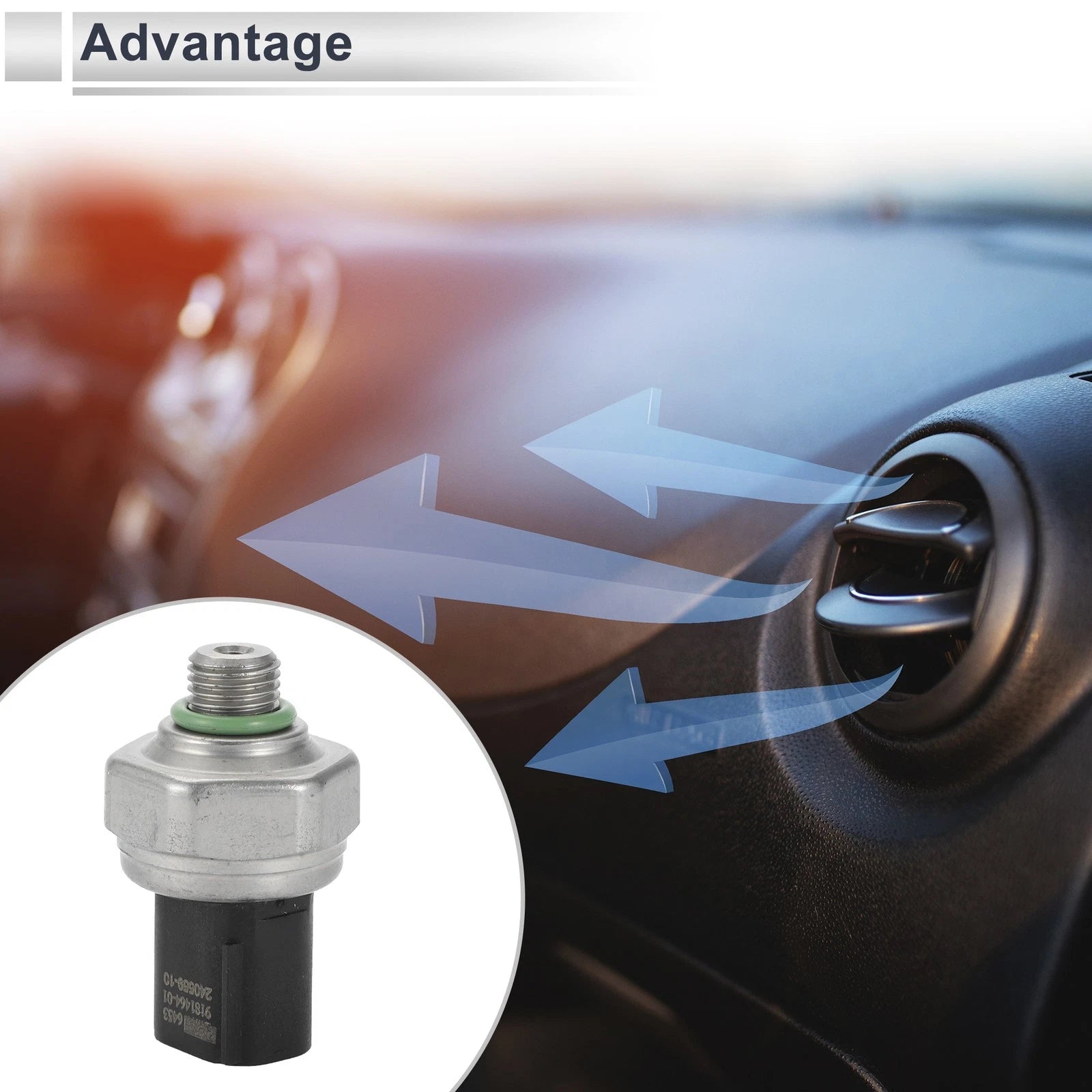 A/C Pressure Switch Sensor Replacement for BMW 1 2 3 4 5 Series (2000–2006)
