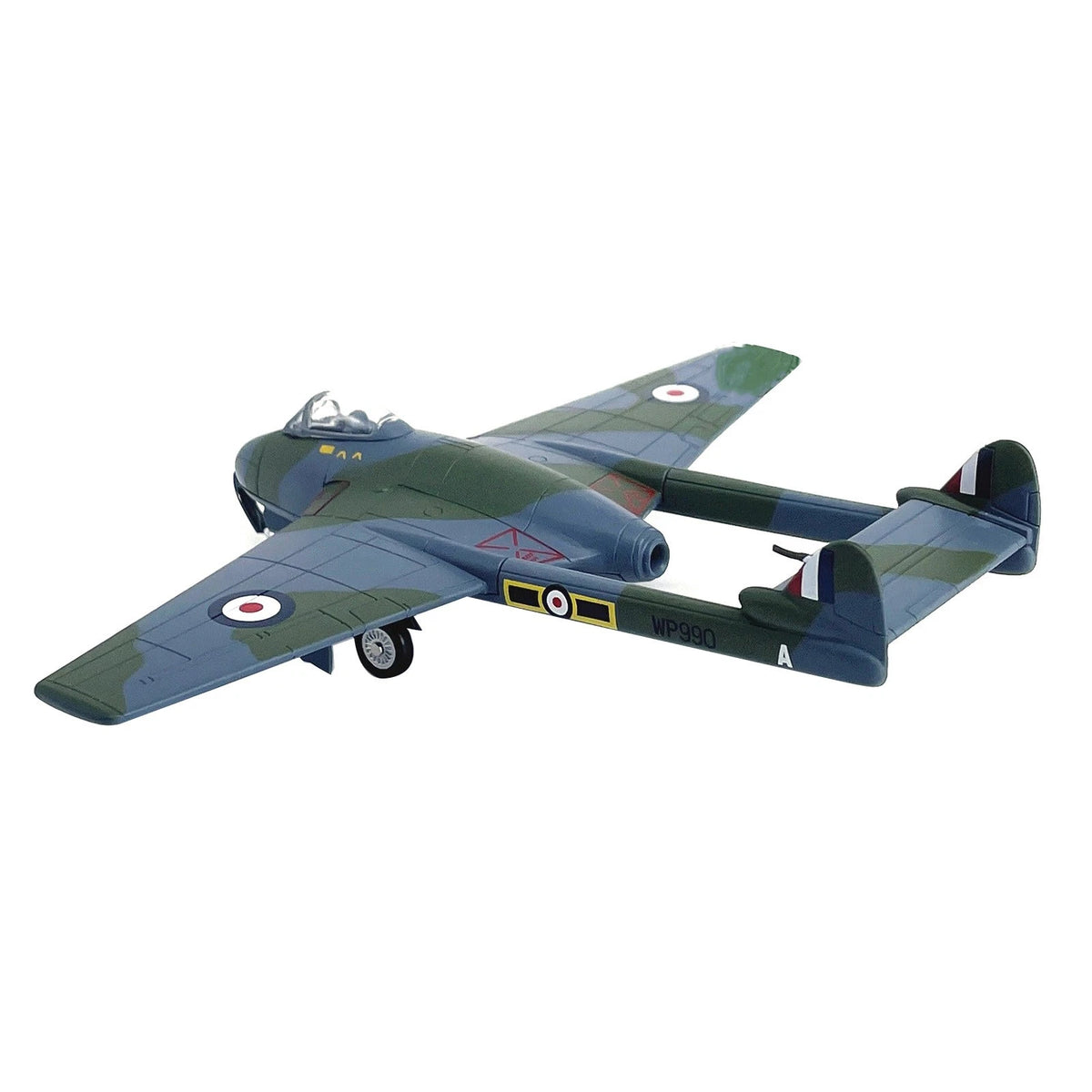 Diecast Alloy Fighter Aircraft Model for De Havilland D.H.100 Vampire (1:72)
