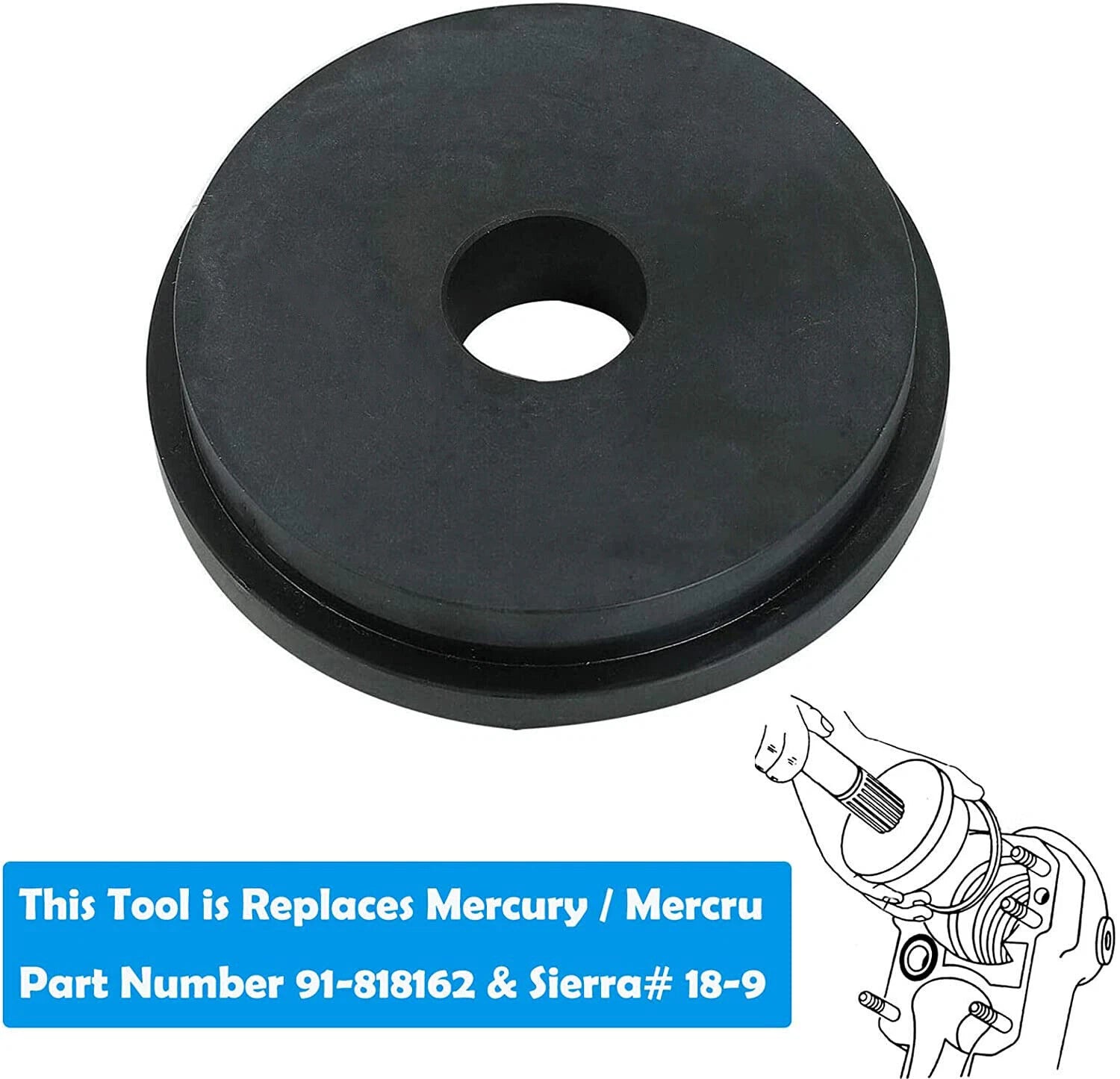 Bellow Retainer Ring Install Tool for Mercruiser (1991–1991) 91-818162