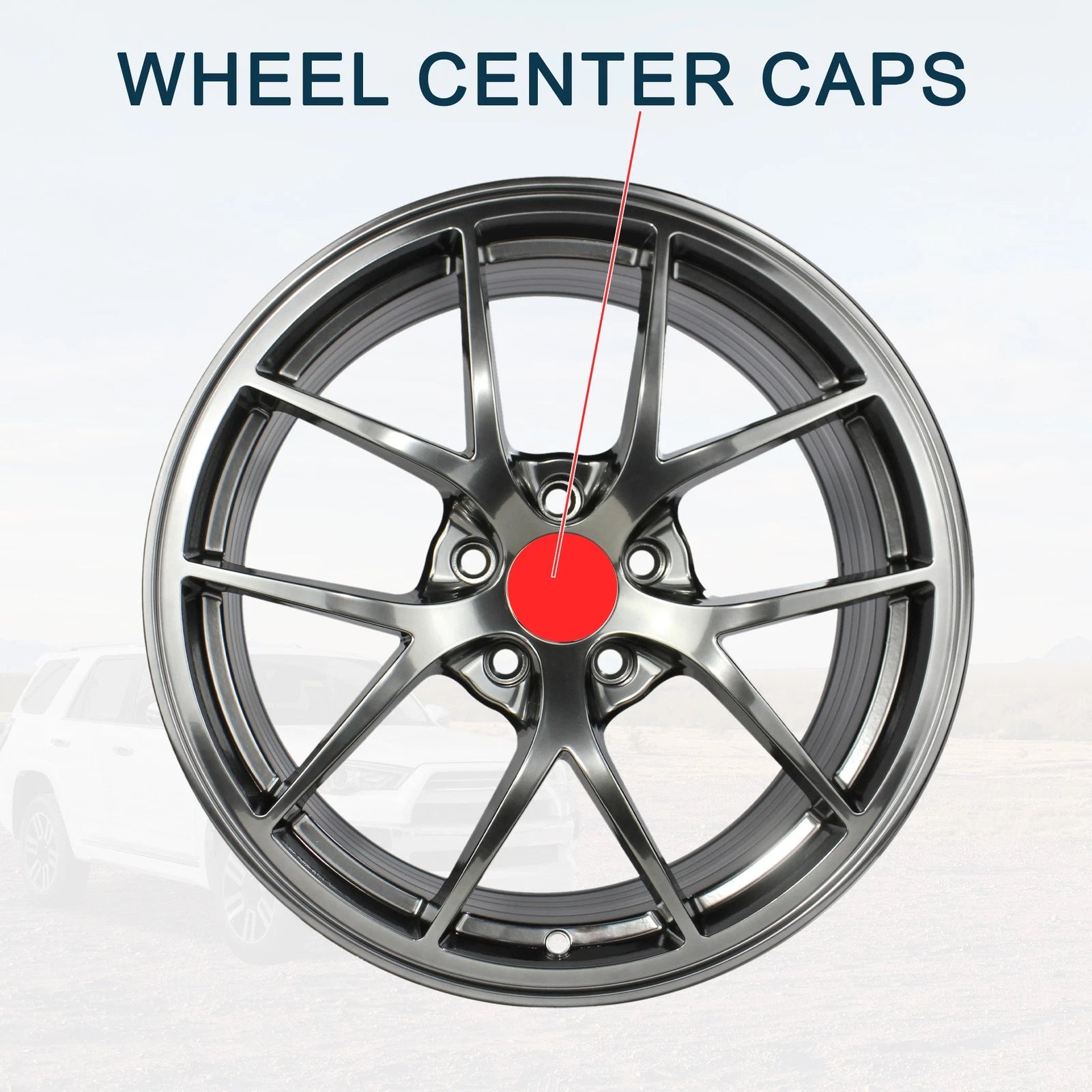 Wheel Center Cap Replacement for Chevrolet Silverado Tahoe (2007–2014)