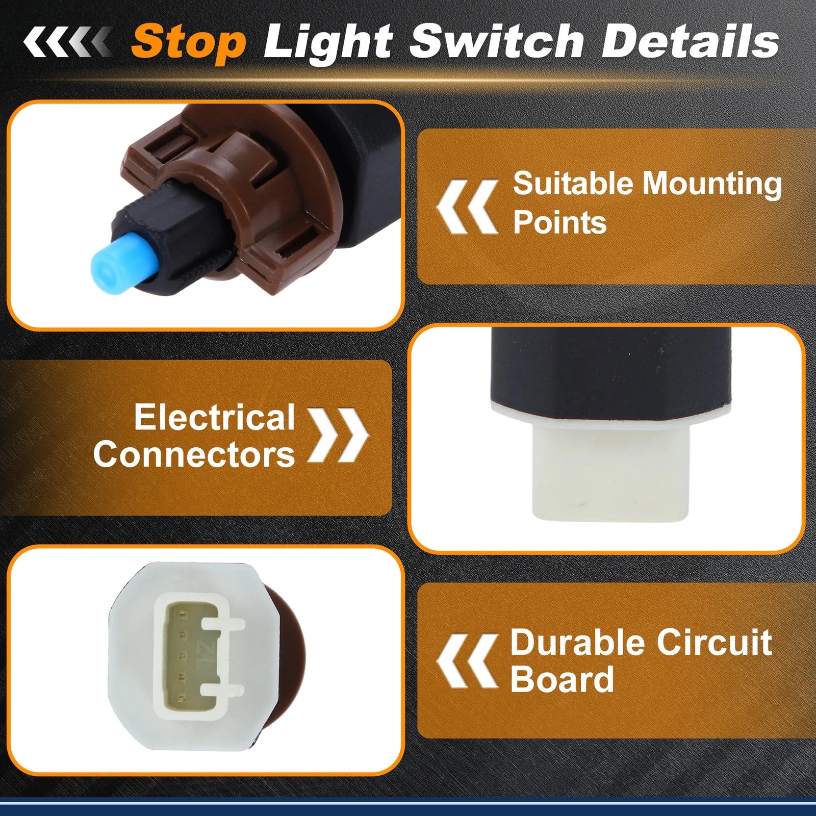 Brake Light Switch for Lexus ES300H (2013–2015) 84340-39015