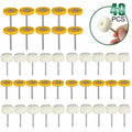 40Pcs Polishing Buffing Wool Cotton Wheel Brush Tool Set 3mm Shank
