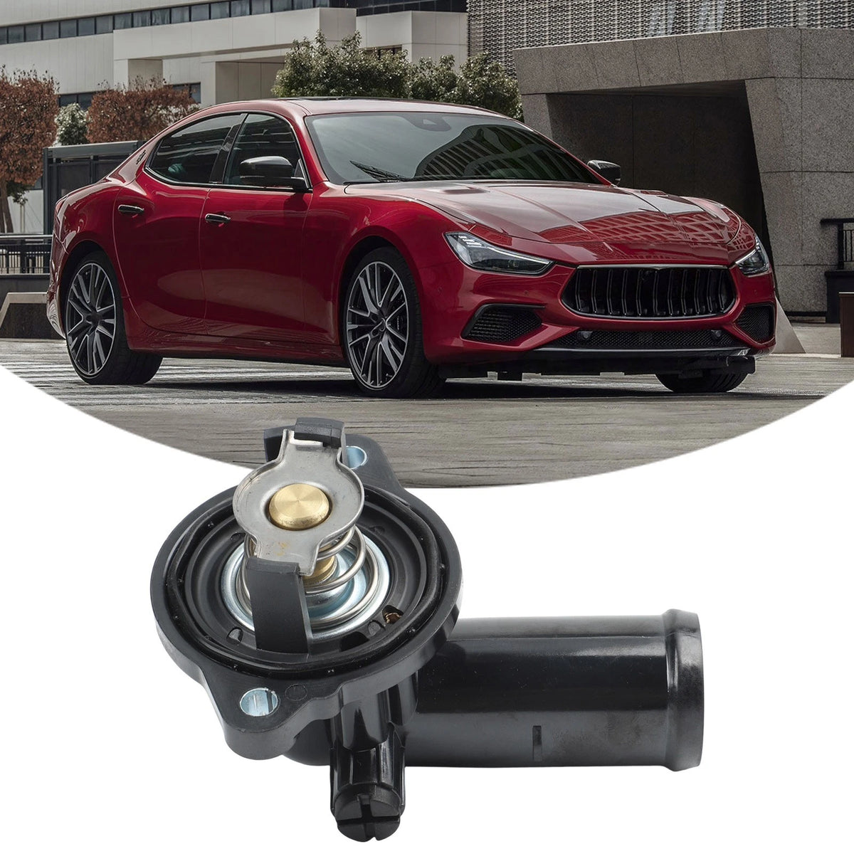 Thermostat Housing Easy Installation Stable Performance Engine Cooling Repair