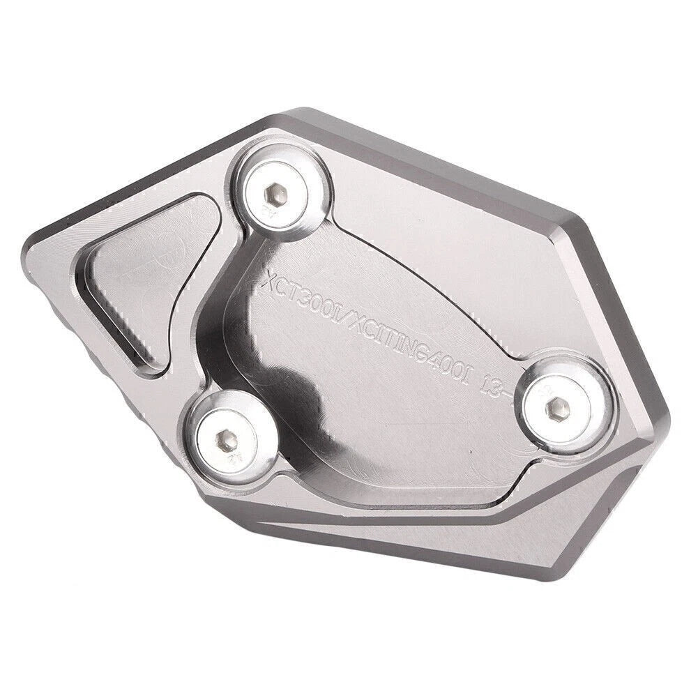 Aluminium Kickstand Pad Side Stand Foot Plate for Kymco XCITING 400i 12-15 Grey