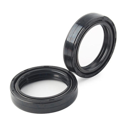 2x Front 43X55-9.5 MM Fork Damper Shock Absorber Fork Oil Seal Motorcycle