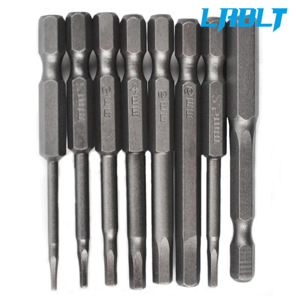 8Pcs Hex Head Allen Bit Set for Impact Driver Drill (Metric)