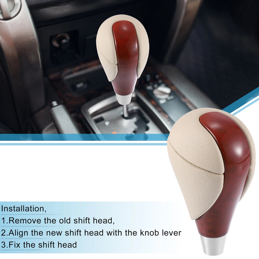 Gear Shift Knob Replacement for Lexus Brown Beige (2008–2019)